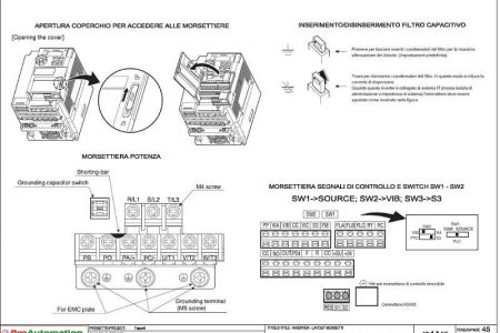 Progettazione schemi elettrici - Morsettiera inverter - ProAutomation Verona